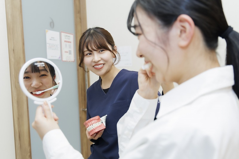 歯磨きの指導