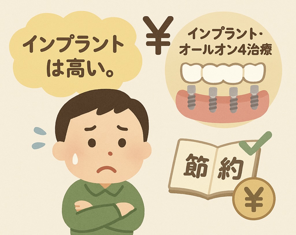 「インプラントは高い。」 医療費控除の対象となるインプラント・オールオン４治療　賢く節約する方法